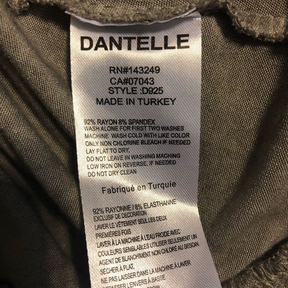 New Danielle Drop Waist Oil Dye Exposed Seam Top - Picture 6 of 9